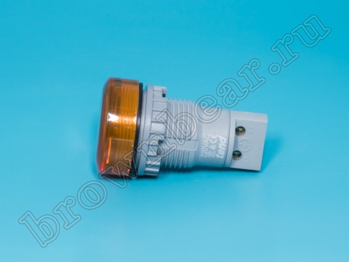 Сигнальная лампа d 30 мм, оранжевая фото 4