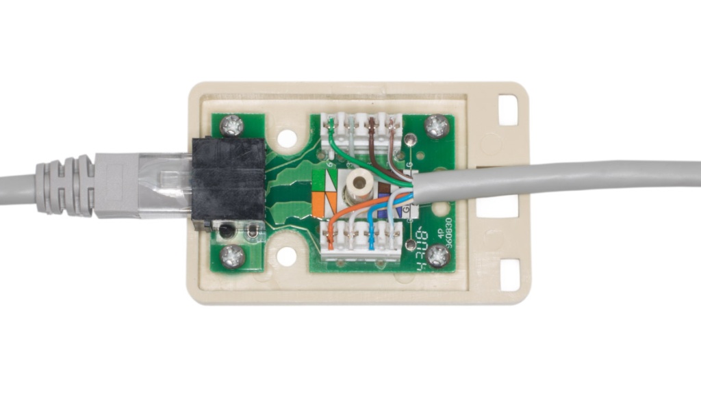 схема разводки розетки RJ-45