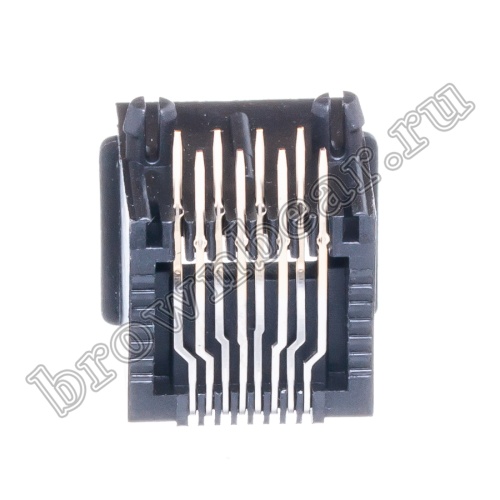 Разъём RJ-45 гнездо на плату, 8P8C, тип 2 TJ2-8P8C фото 4