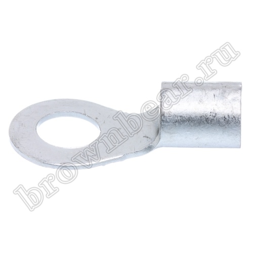 Клемма кольцевая обжимная тип "O" 8.4 мм, на провод 16.0 мм², неизолированная, кратно 100шт. TR-14-8 фото 5