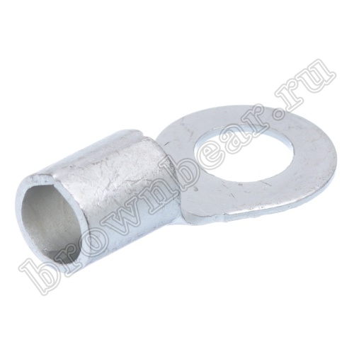 Клемма кольцевая обжимная тип "O" 8.4 мм, на провод 16.0 мм², неизолированная, кратно 100шт. TR-14-8 фото 2