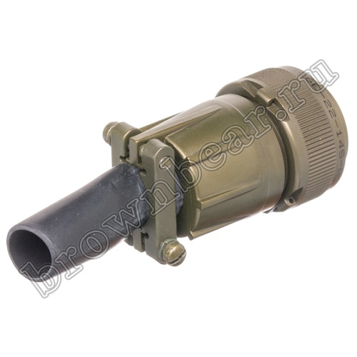 Разъём Amphenol серии MS, 19 контактов, розетка на кабель, тип 22, резьбовой MS3106E-22-14S фото 5
