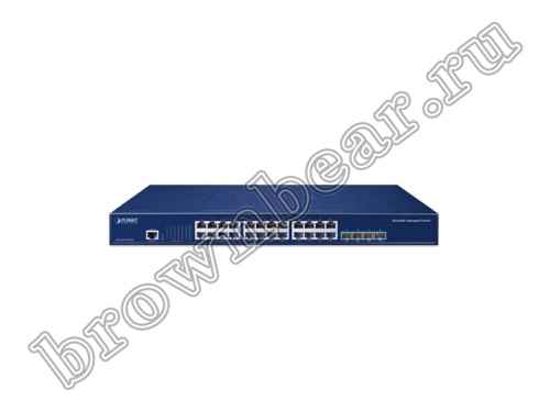 SGS-6310-24T4X Управляемый L3 стекируемый коммутатор Planet, 24 порта 10/100/1000Мбит/с, 4 порта SFP+ 10Гбит/с фото 3