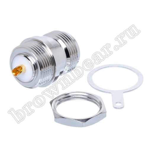 Разъем N гнездо на приборный блок, крепление гайка N-J фото 3