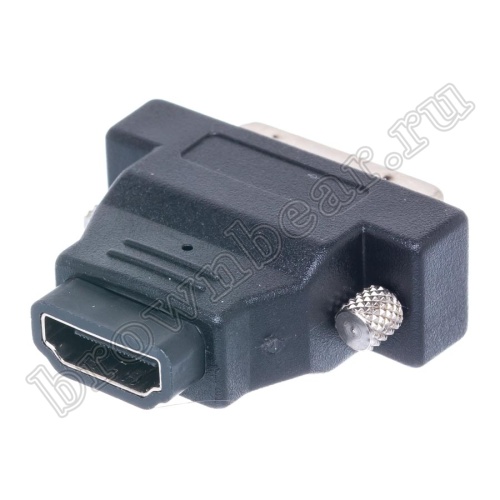Переходник HDMI-19 (розетка) - DVI-25 (штекер) для монитора 4413-1 фото 3