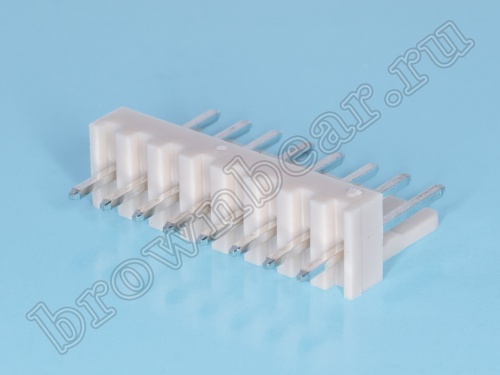 Разъем питания 8 контактов, вилка на плату, шаг 2.54 мм WF-8 фото 3