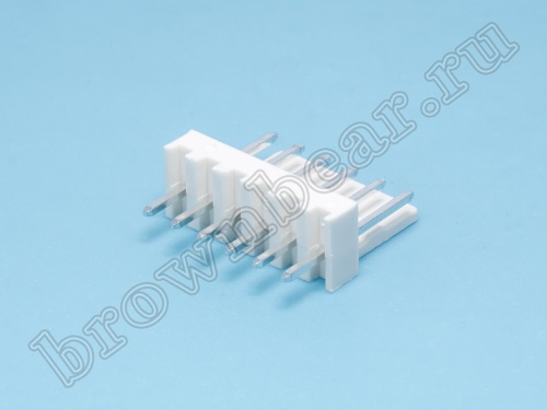 Разъем питания 6 контактов, вилка на плату, шаг 2.54 мм, тип 2 WF-6/2