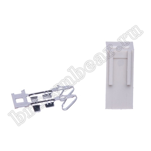 Разъем питания 2 контакта, гнездо на кабель, шаг 2.54 мм HU-2 фото 6