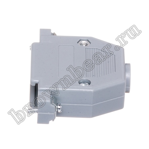 Корпус разъема D-SUB 25 контактов, серый, тип 2 DP-25C-G фото 3