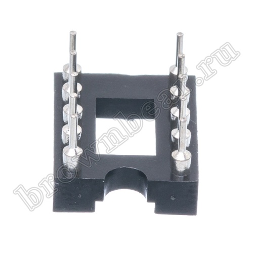 Панелька для микросхем DIP 10 цанговая фото 3