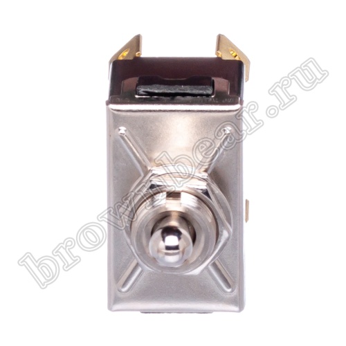 Тумблер двухполюсный, 4 контакта (on-off), на панель, с гайкой, DPDT, B067DP PST-115B фото 4