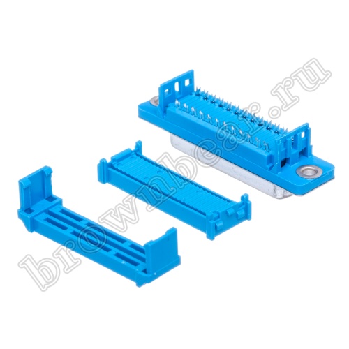 Разъем D-SUB 25 контактов, гнездо на плоский кабель DI-25F фото 2