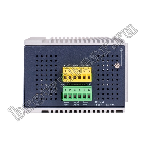 IGS-5225-8P2T4S Промышленный управляемый L2+ коммутатор Planet, 8 портов PoE 1Гбит/с, 2 порта 1Гбит/с, 2 порта SFP 1Гбит/с, 2 порта SFP 2.5Гбит/с фото 3