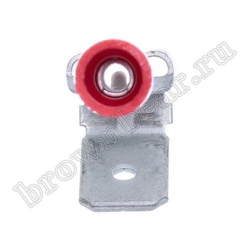 Клемма плоская обжимная 6.3 мм, гнездо + вилка на провод 0.25 - 1.5м², изолирорванная, кратно 100шт., РПИ-О TAI-1.25MF фото 3