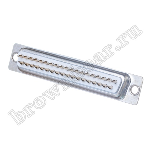 Разъем D-SUB  37 контактов, гнездо на кабель, пайка, тип 2 DB-37F фото 3