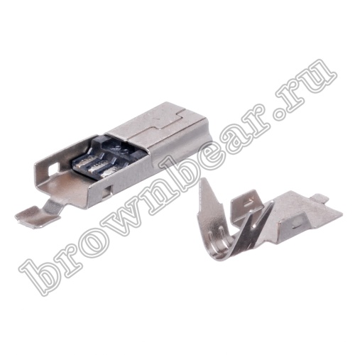 Разъем mini USB, вилка на кабель без корпуса, 5 контактов, пайка 4 провода, MUBS-05PNO USB/M-SP-1 фото 8