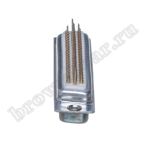 Разъем D-SUB  62 контакта, вилка на кабель, пайка, тип 2 DHS-62M фото 2