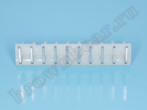 Разъем питания 10 контактов, вилка на плату прямой угол, шаг 5.08 мм MPW-10R фото 5