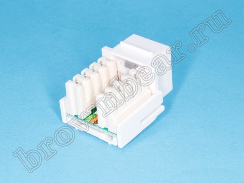 Модуль RJ-45 8P8C кат.5e, Keystone,  универсальный, PCnet  фото 3
