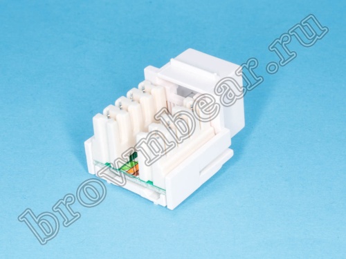 Модуль RJ-45 8P8C кат.5e, Keystone,  универсальный, PCnet  фото 3