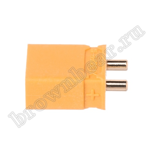 Разъем питания XT30 для АКБ, 2 контакта, штекер на плату XT30UPB30-M.G.Y фото 2