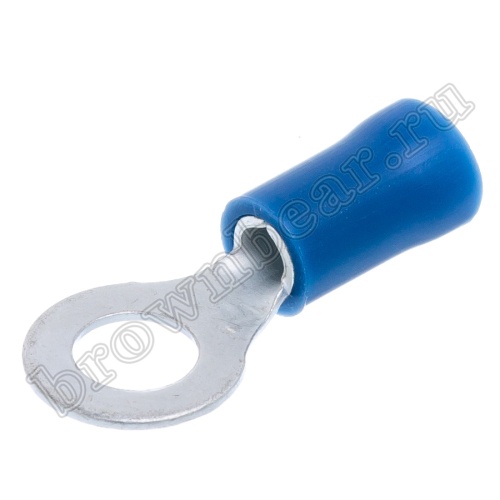 Клемма кольцевая обжимная тип "O" 5.3 мм, на провод 1.5 - 2.5 мм², изолированная, кратно 100шт. TRI-2-5