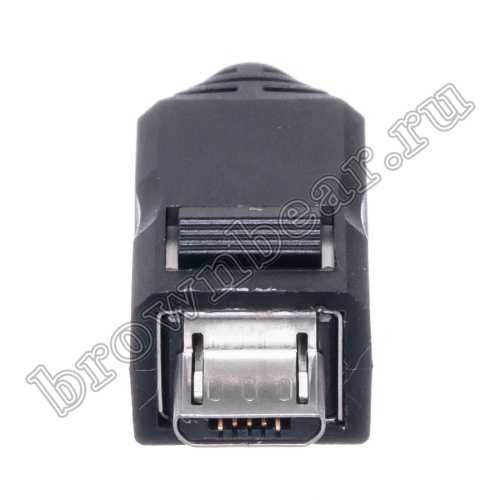 Разъем micro USB, вилка на кабель с корпусом, 5 контактов USB/Mc-SP фото 4
