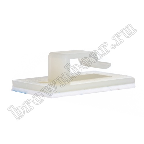 Площадка-держатель для провода самоклеящаяся 14.8 х 5.5 мм, упак. 100 шт. FC-4 фото 3