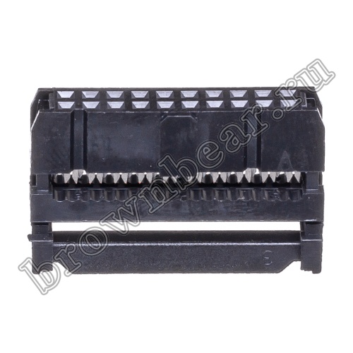 Разъем IDC 2х8 розетка на плоский кабель, шаг 2.54мм IDC-16 фото 5