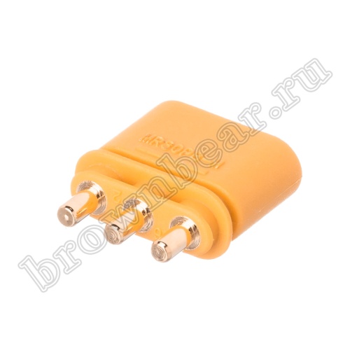 Разъем питания MR30 для АКБ, 3 контакта, штекер на плату MR30PB30-M.G.Y фото 5