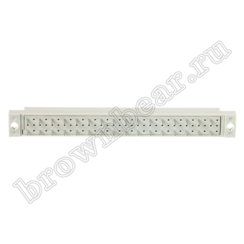 Разъём DIN 41612 32 контакта, розетка, длина контакта 4.0 мм, чётный, 3 ряда фото 3