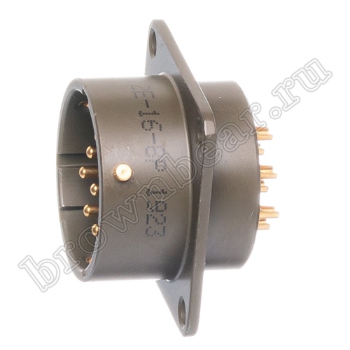 Разъём Amphenol серии 62IN, 8 контактов, вилка на блок, тип 16,  байонетный 62IN-12E-16-8P фото 2