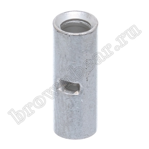 Соединительная гильза медная луженая под опрессовку на провод 4.0 - 6.0 мм², ГМЛ, упаковка 100шт. TL-5.5 фото 3