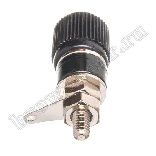 Клемма приборная для разъема Banana, тип 1 (гнездо), черная BP-1AB фото 3