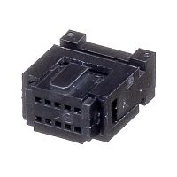 Разъем IDC 2х5 розетка на плоский кабель, шаг 1.27мм IDC1.27-10
