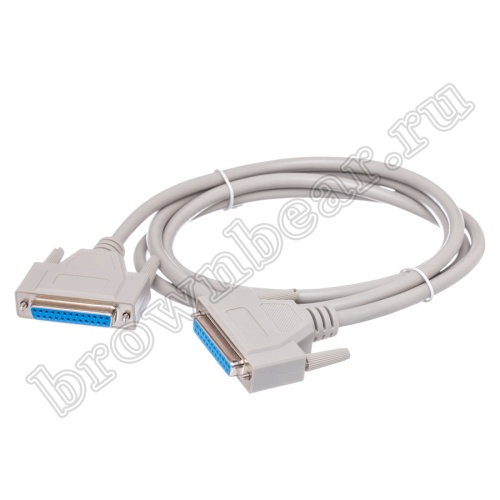 Кабель (шнур) RS-232 DB25F-DB25F, 25 проводов, 1.8 метра
