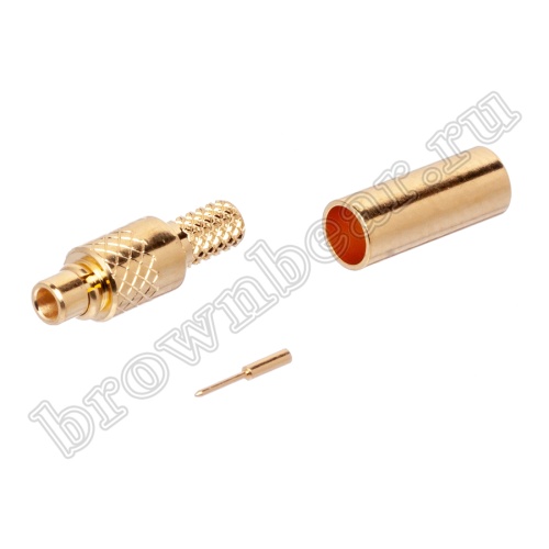 Разъем MMCX вилка на кабель RG-174,188,316, обжимной MMCX-C174P фото 5