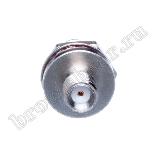 Переходник SMA, гнездо-гнездо на приборный блок, крепление гайка SMA-IB фото 2