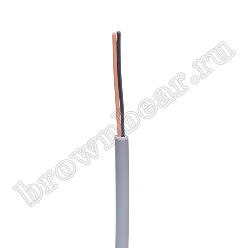 Кабель сигнальный коммуникационный 2 провода, 26AWG, бухта 50м, неэкранированный, серый SIN YU фото 4