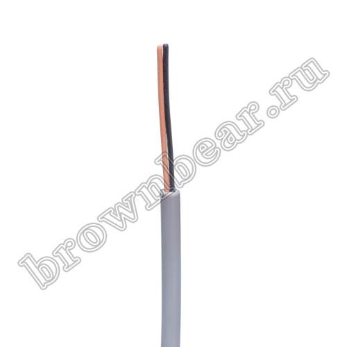Кабель сигнальный коммуникационный 2 провода, 26AWG, бухта 50м, неэкранированный, серый SIN YU фото 4