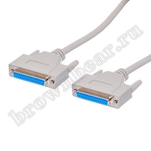 Кабель (шнур) RS-232 DB25F-DB25F, 25 проводов, 1.8 метра фото 2