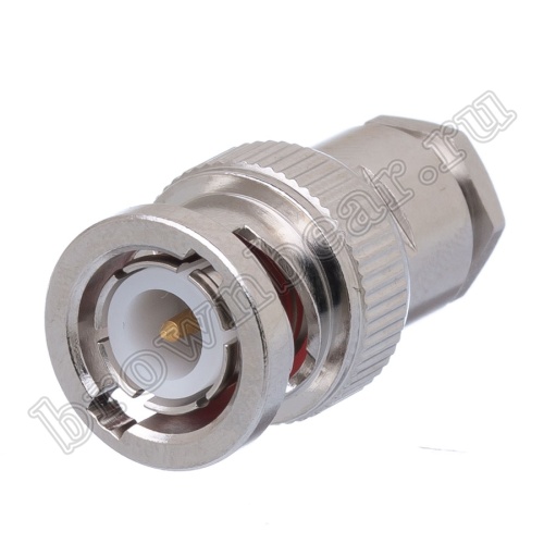 Разъем BNC Amphenol, штекер на кабель RG-58, пайка 112348