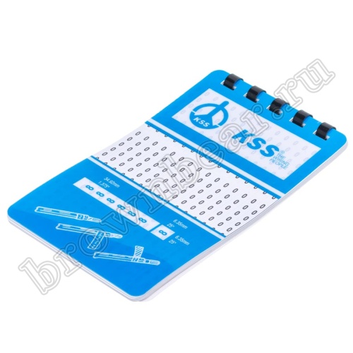 Маркеры самоклеящиеся для проводов, цифры 0-9, блокнот 10 листов