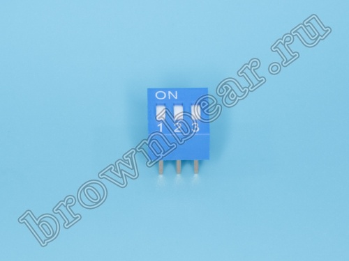 Переключатель Dip-Switch 3 контактных группы фото 2