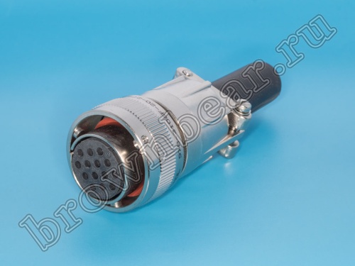 Разъем Amphenol серии 97B, ACA-B, 14 контактов, розетка на кабель, тип 20, байонет 97B3106F-20-27S(A23)