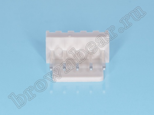 Разъем питания 5 контактов, вилка на плату, шаг 2.54 мм WF-5 фото 5