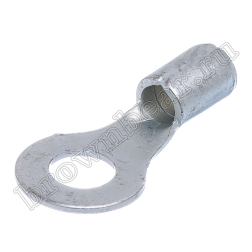 Клемма кольцевая обжимная тип "O" 4.3 мм, на провод 1.5 - 2.5 мм², неизолированная, кратно 100шт. TR-2-4