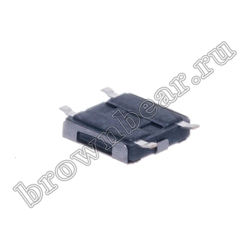 Кнопка тактовая SMD, 4.5x4.5 мм, h=1.5 мм, 4 контакта SWT-30 фото 3