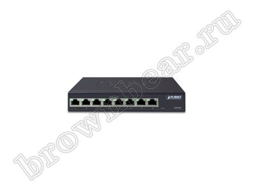 GSD-805 Неуправляемый коммутатор Planet, 8 портов 10/100/1000Мбит/с фото 3