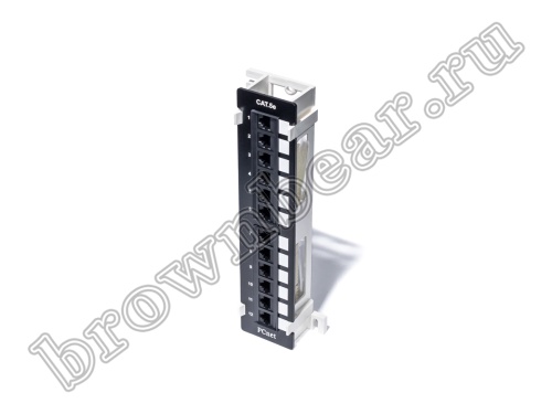 Патч-панель  настенная, 12 портов, RJ-45, кат.5е, универсальная, PCnet 